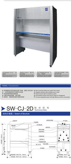 【净化工作台SW-CJ-2D】价格,厂家,图片,其他玻璃仪器,常州汉彩实验仪器制造-