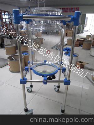 100L-200L玻璃成套反应釜 大型玻璃反应装置图片,100L-200L玻璃成套反应釜 大型玻璃反应装置图片大全,天长市长城玻璃仪器制造厂-